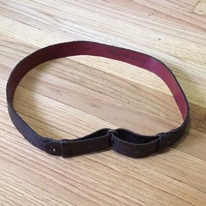 Kenzo brown leather belt